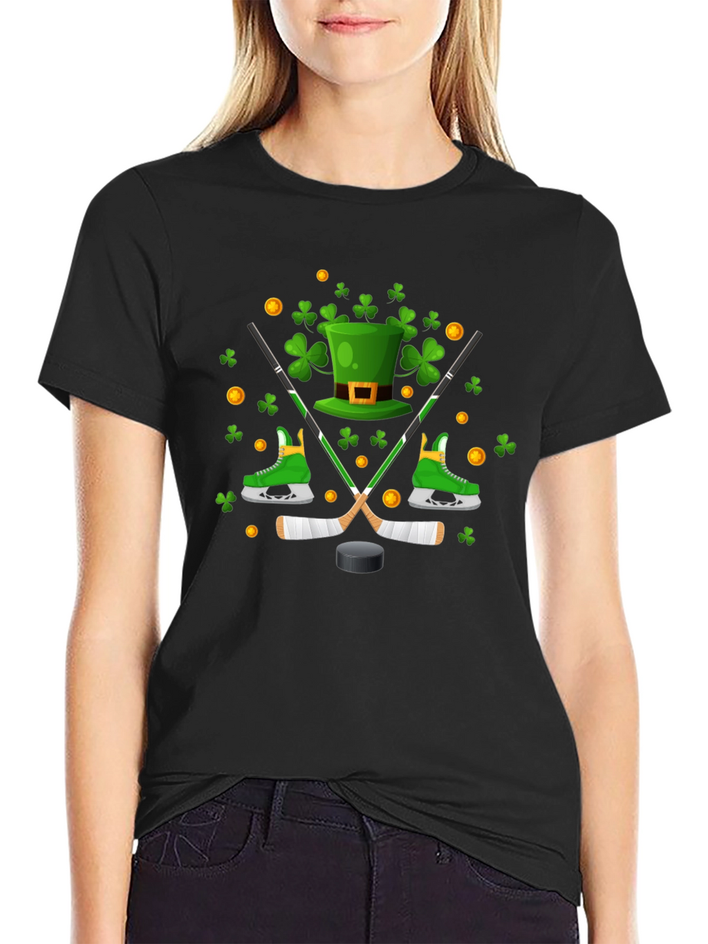 St. Patricks Day Hockey T-Shirt