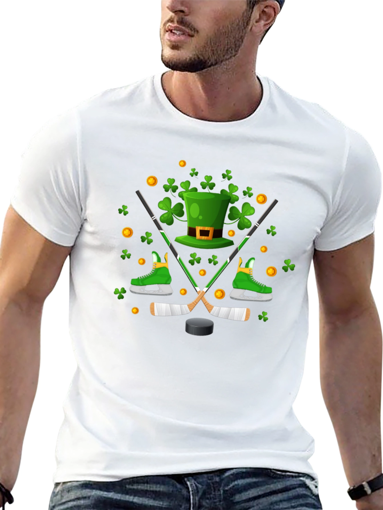St. Patricks Day Hockey T-Shirt
