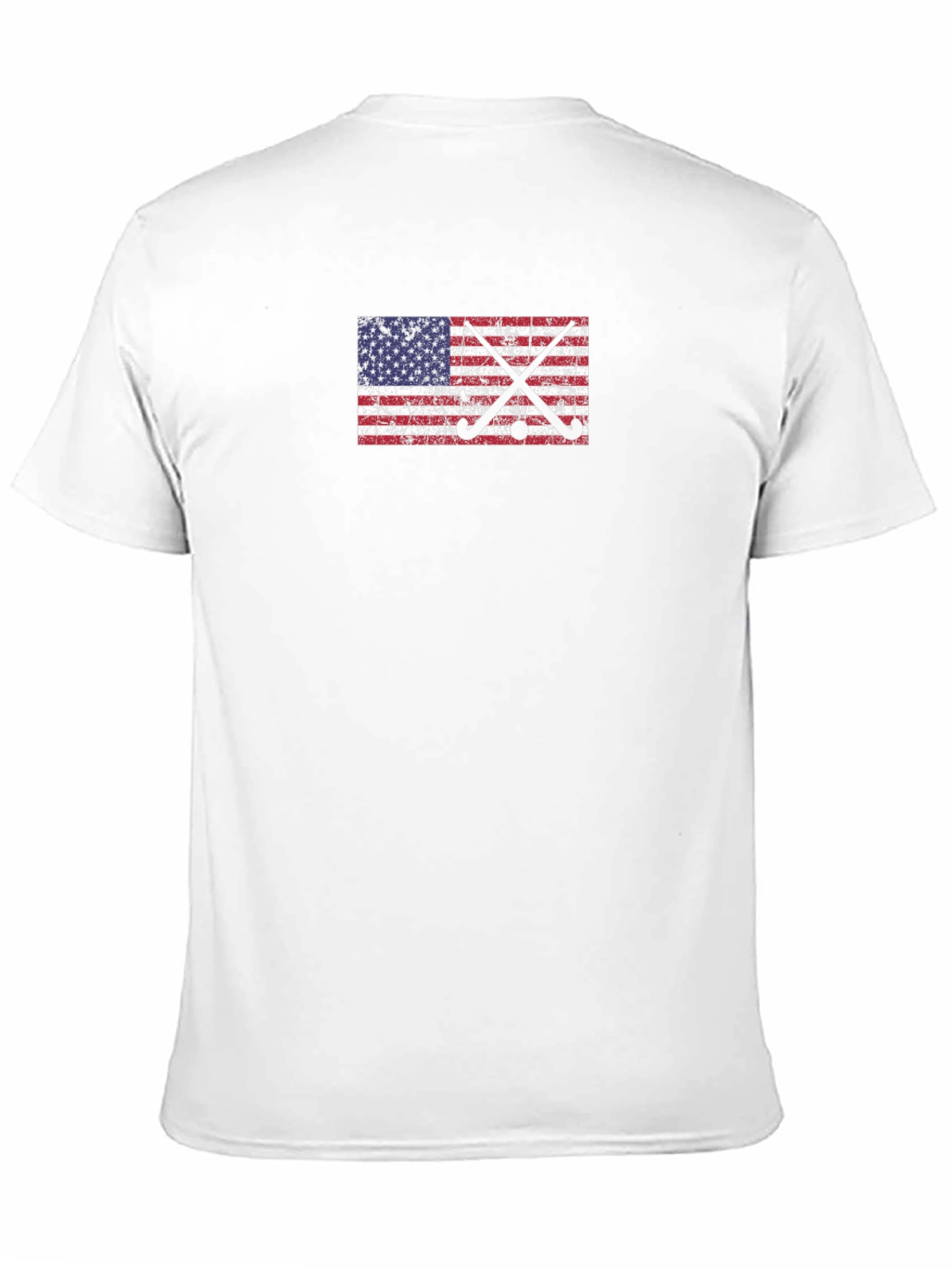 American Flag Hockey Sticks Graphic Tee