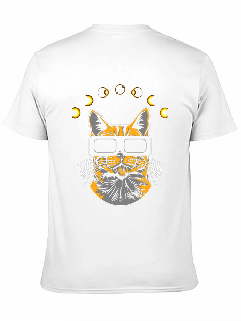 Eclipse Cat T-Shirt - Unique Graphic Tee