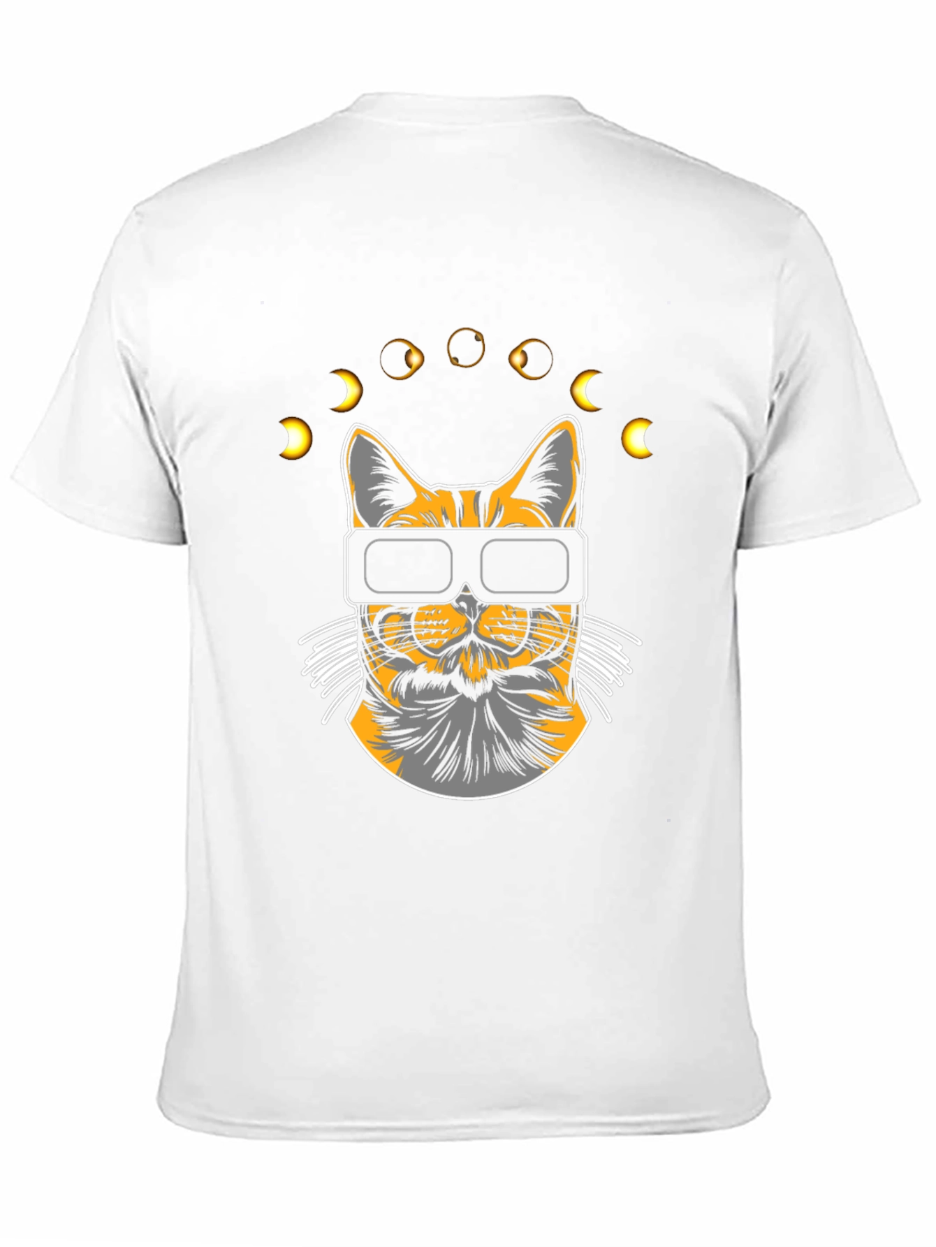 Eclipse Cat T-Shirt - Unique Graphic Tee