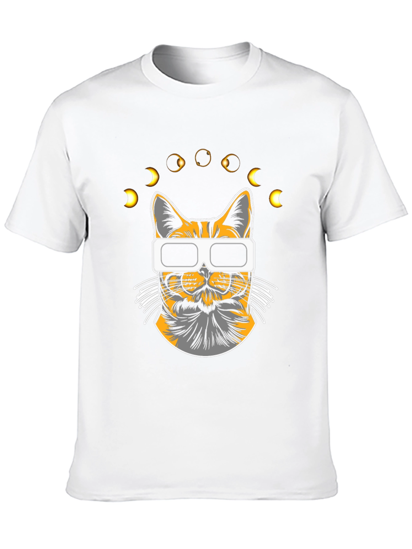 Eclipse Cat T-Shirt - Unique Graphic Tee
