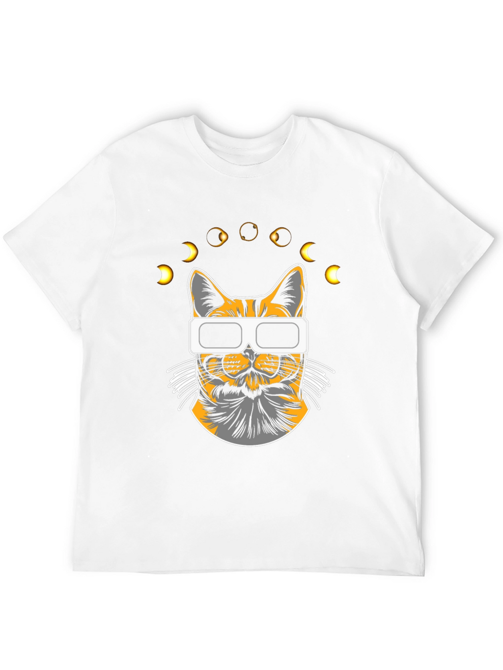 Eclipse Cat T-Shirt - Unique Graphic Tee