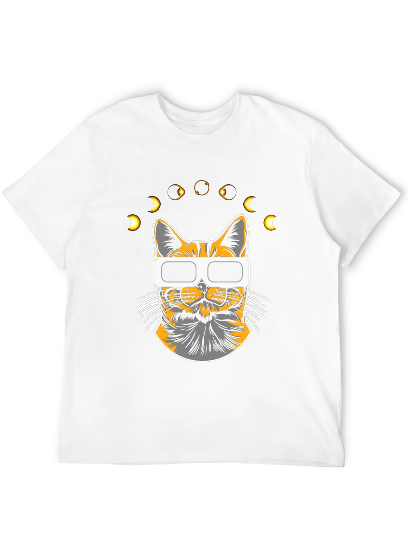 Eclipse Cat T-Shirt - Unique Graphic Tee
