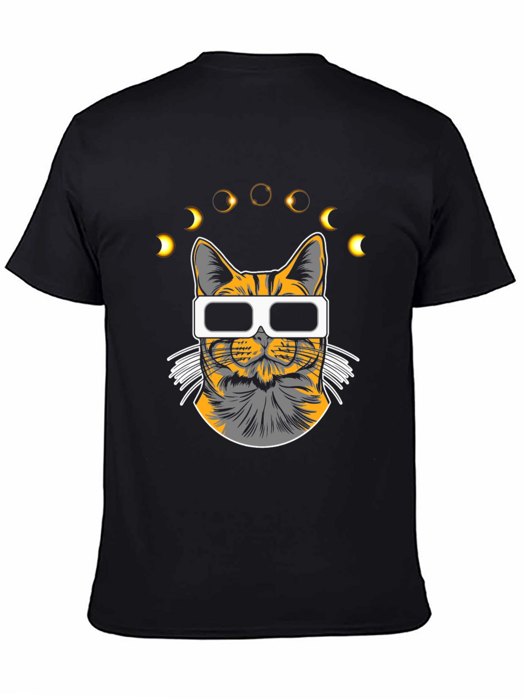 Eclipse Cat T-Shirt - Unique Graphic Tee