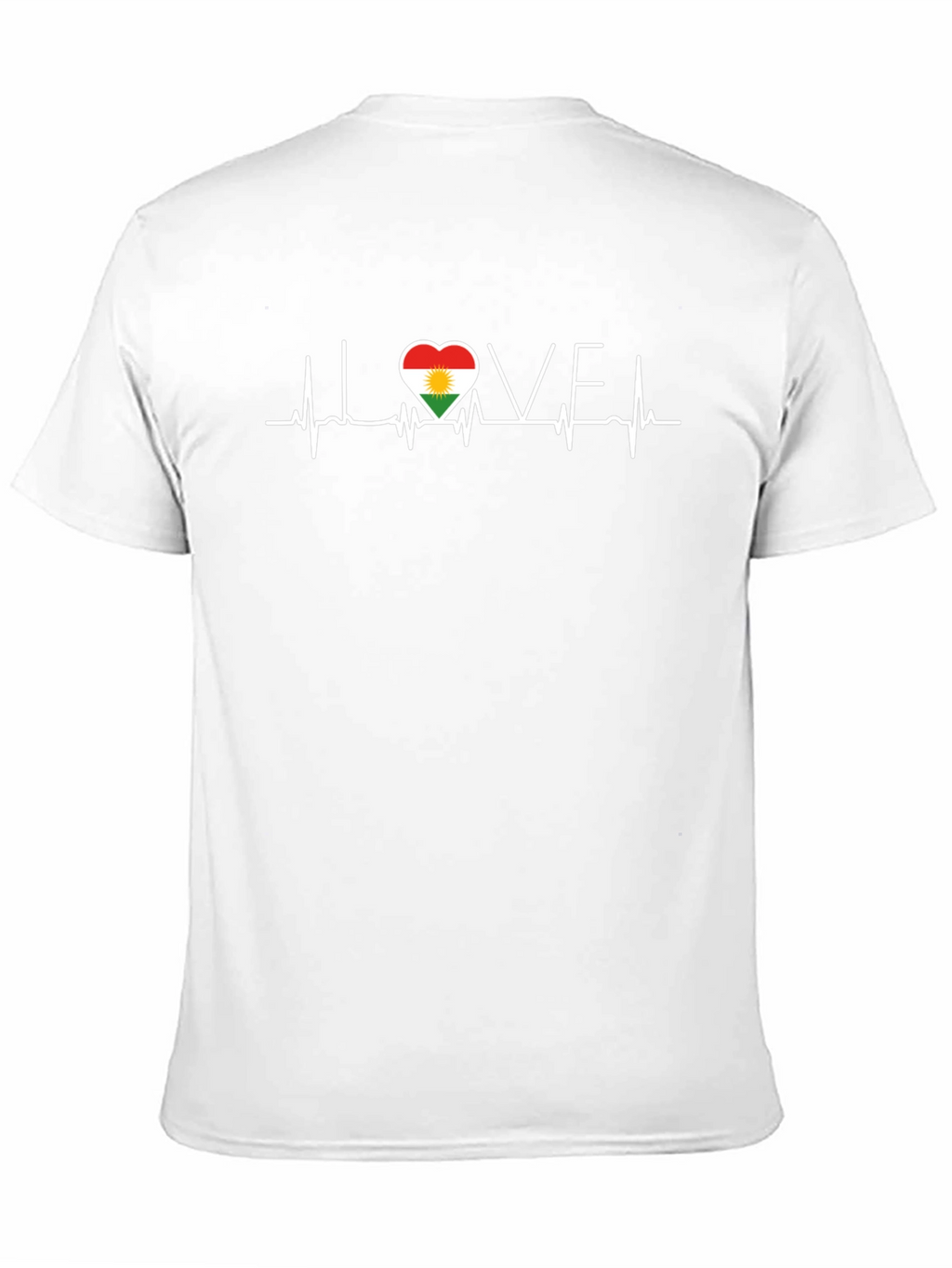 Love Kurdistan Heartbeat Graphic T-Shirt