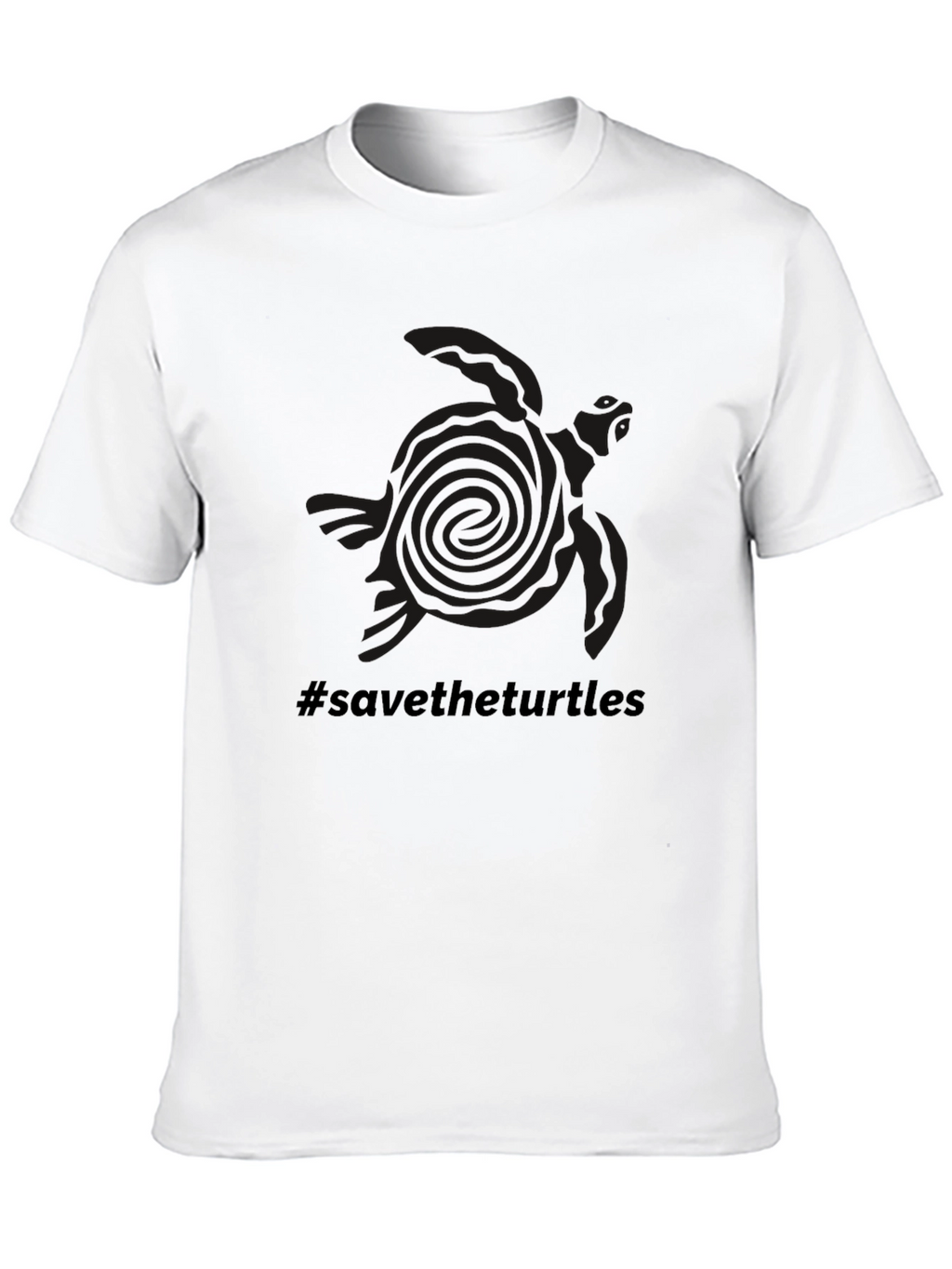 Save the Turtles Graphic Tee - Black