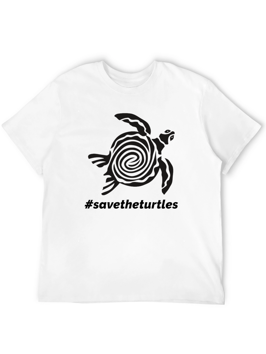 Save the Turtles Graphic Tee - Black