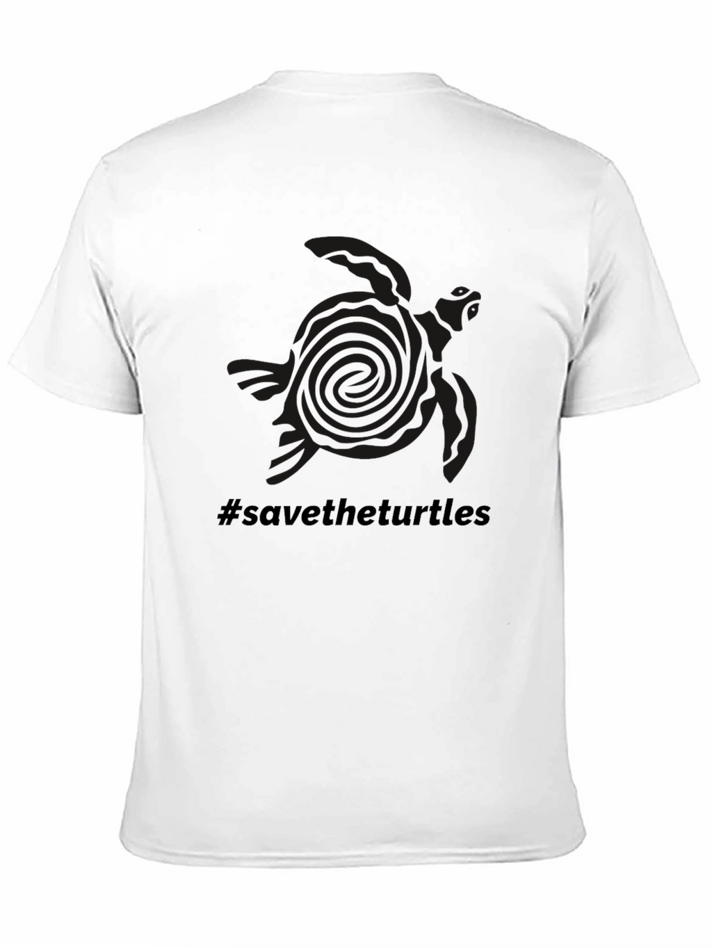 Save the Turtles Graphic Tee - Black