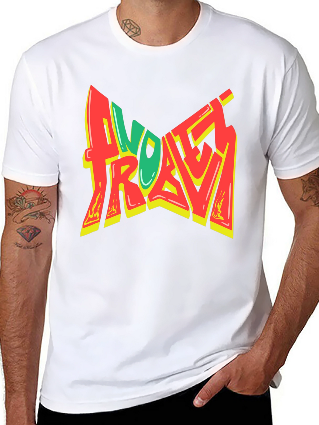 Avotech Travis T-Shirt - Graphic Print Soft Cotton Tee