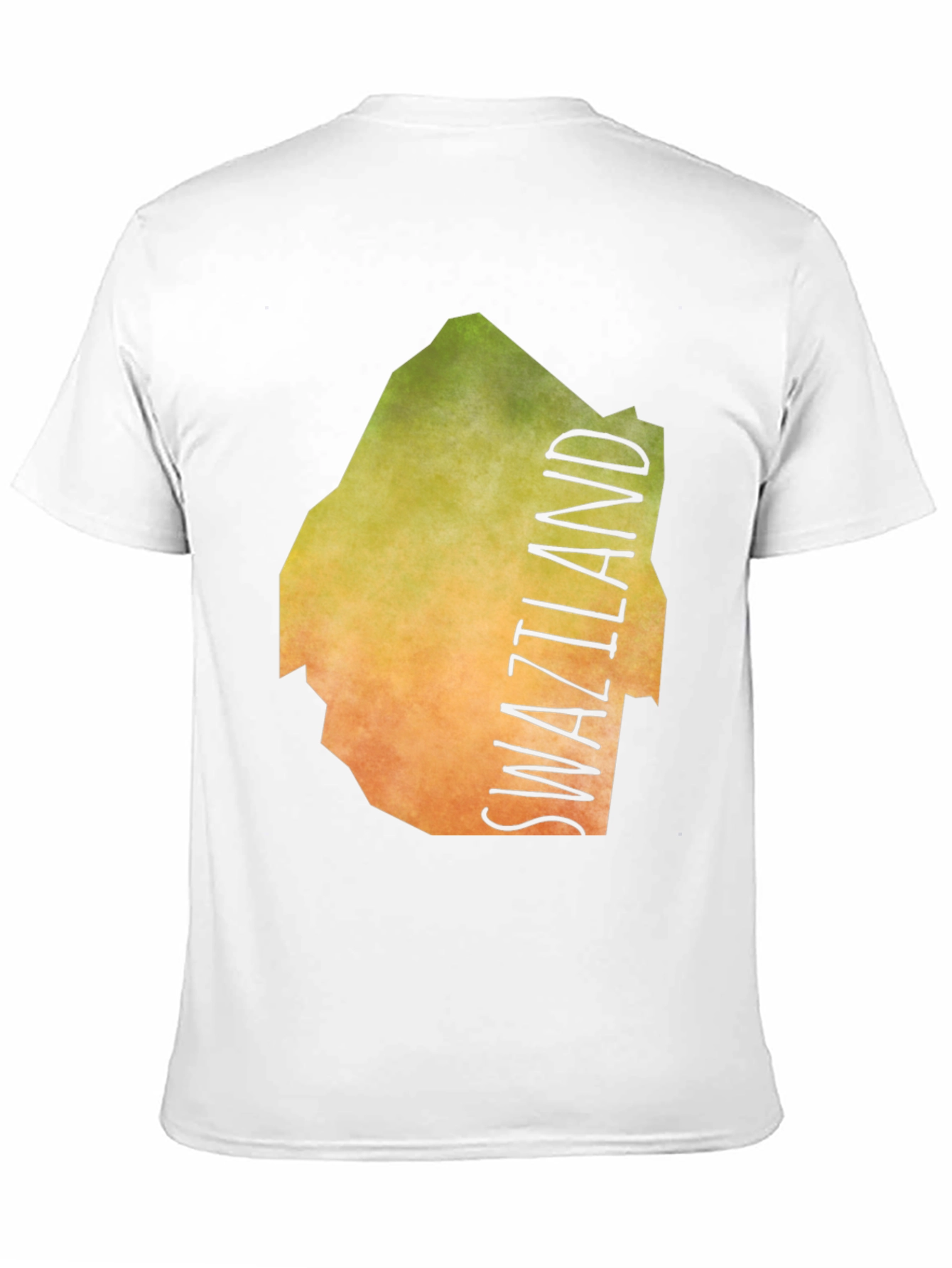 Swaziland Map T-Shirt - Black Graphic Tee