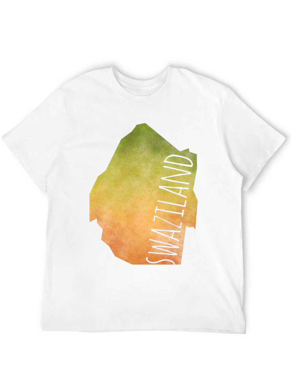 Swaziland Map T-Shirt - Black Graphic Tee