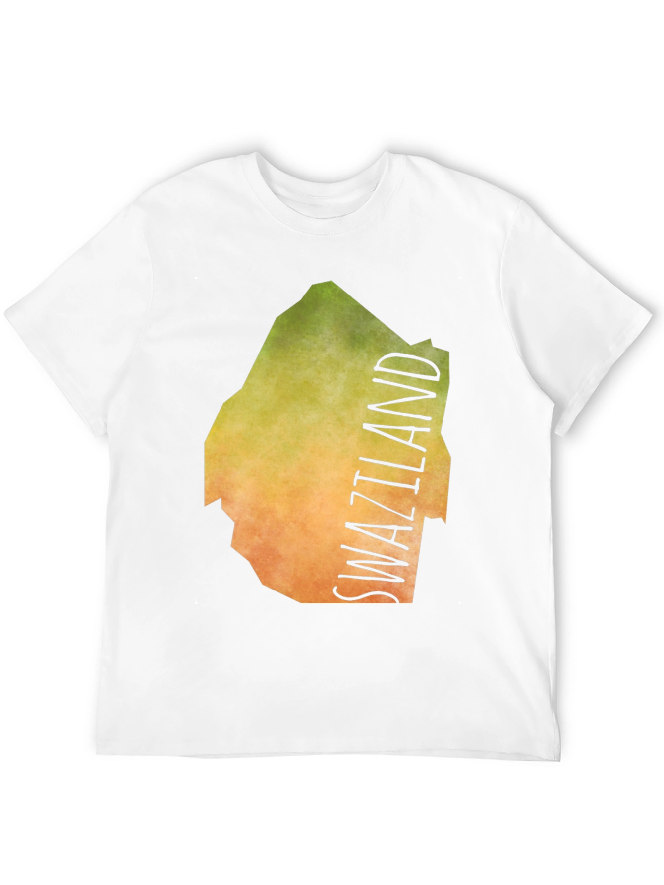 Swaziland Map T-Shirt - Black Graphic Tee