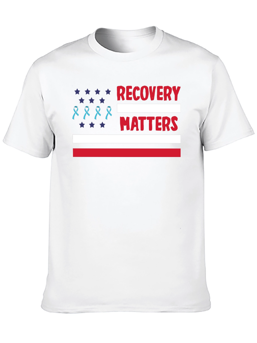 Recovery Matters American Flag T-Shirt