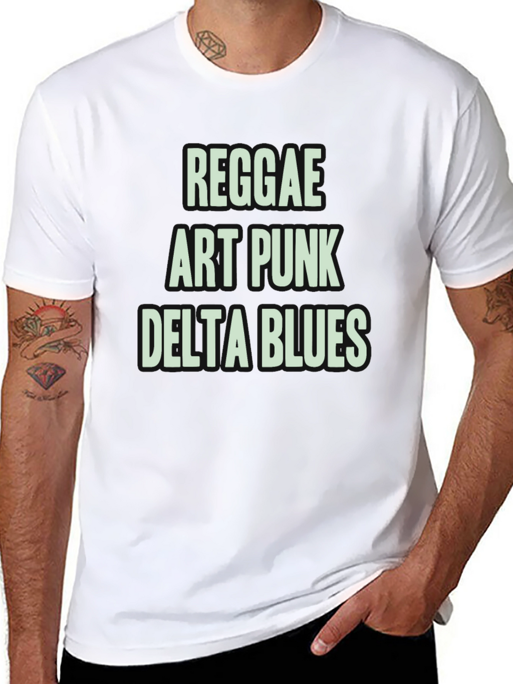 Reggae Art Punk Delta Blues Graphic Tee