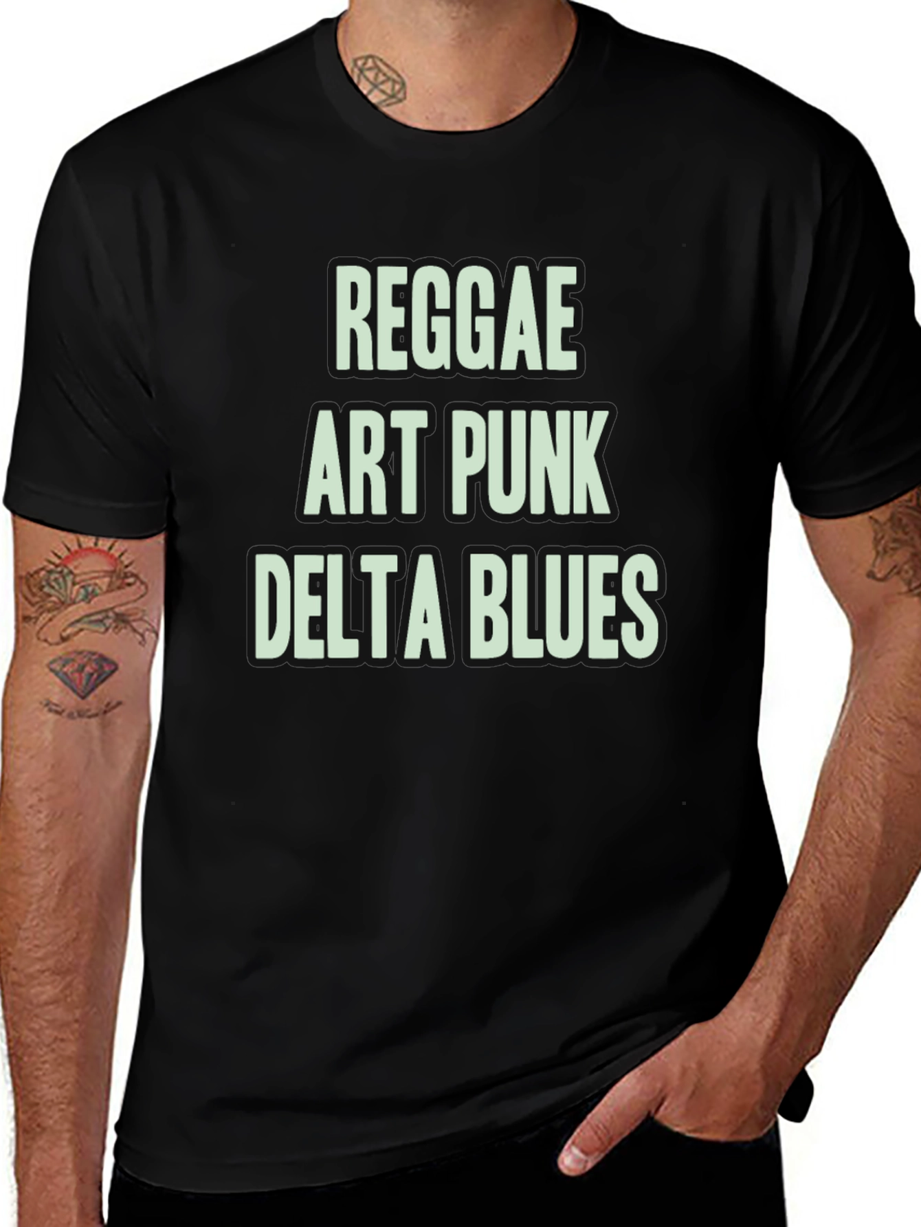 Reggae Art Punk Delta Blues Graphic Tee