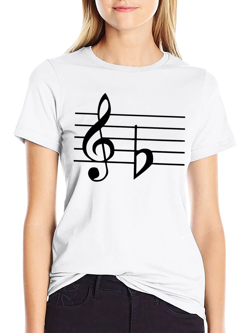 Musical Note Graphic T-Shirt