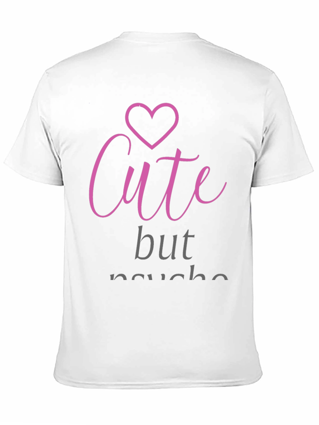 Cute But Psycho Black Graphic Tee