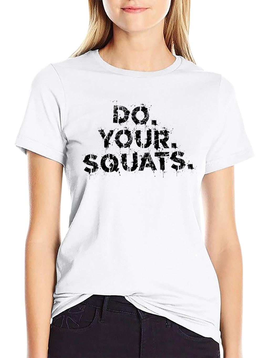 Do Your Squats Black Graphic T-Shirt