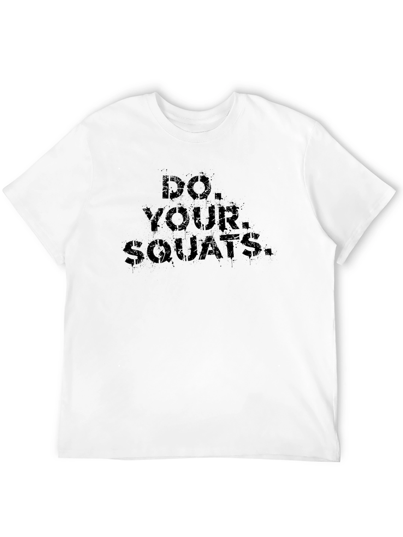 Do Your Squats Black Graphic T-Shirt