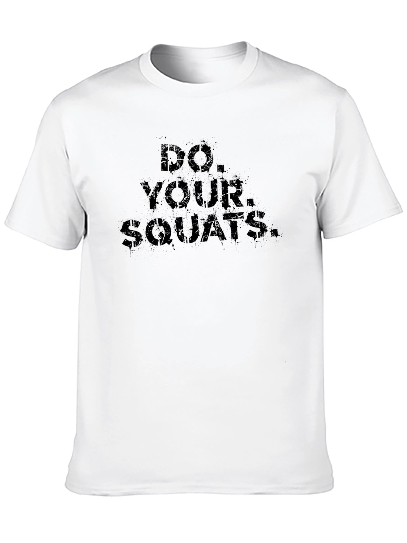 Do Your Squats Black Graphic T-Shirt