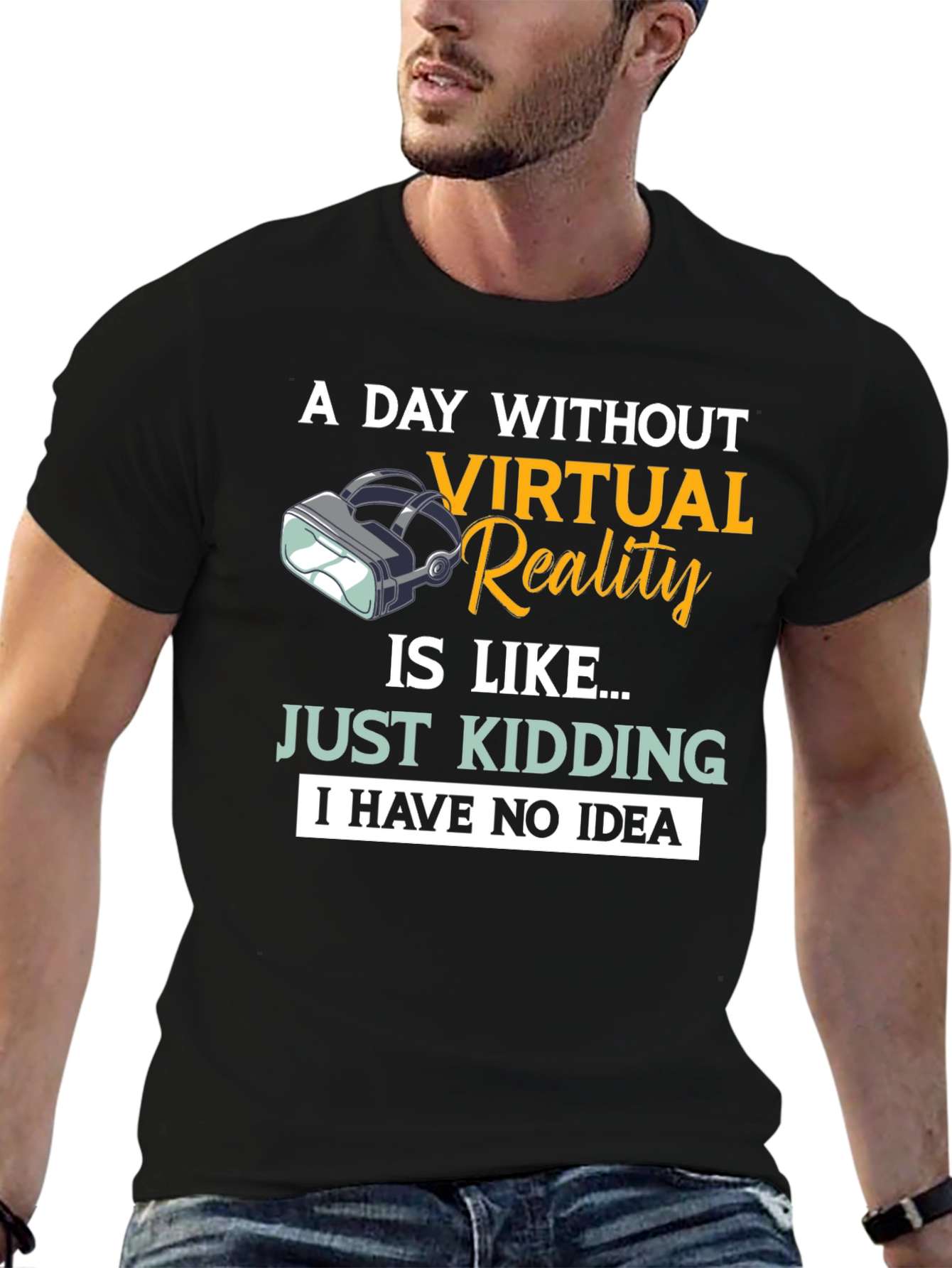 Virtual Reality T-Shirt: A Day Without VR...