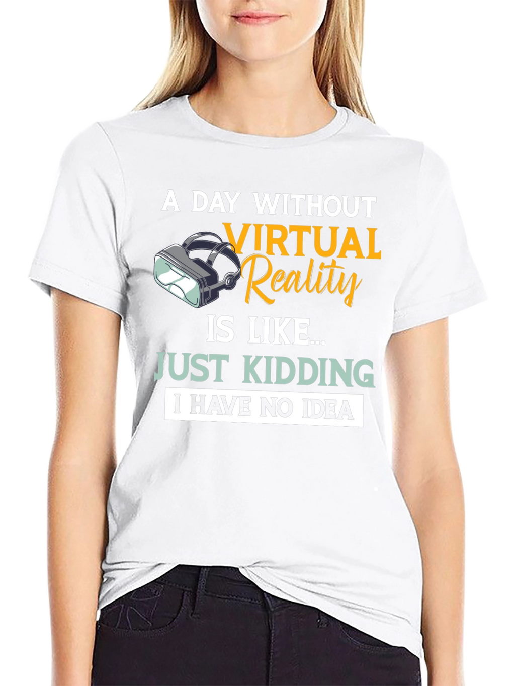 Virtual Reality T-Shirt: A Day Without VR...
