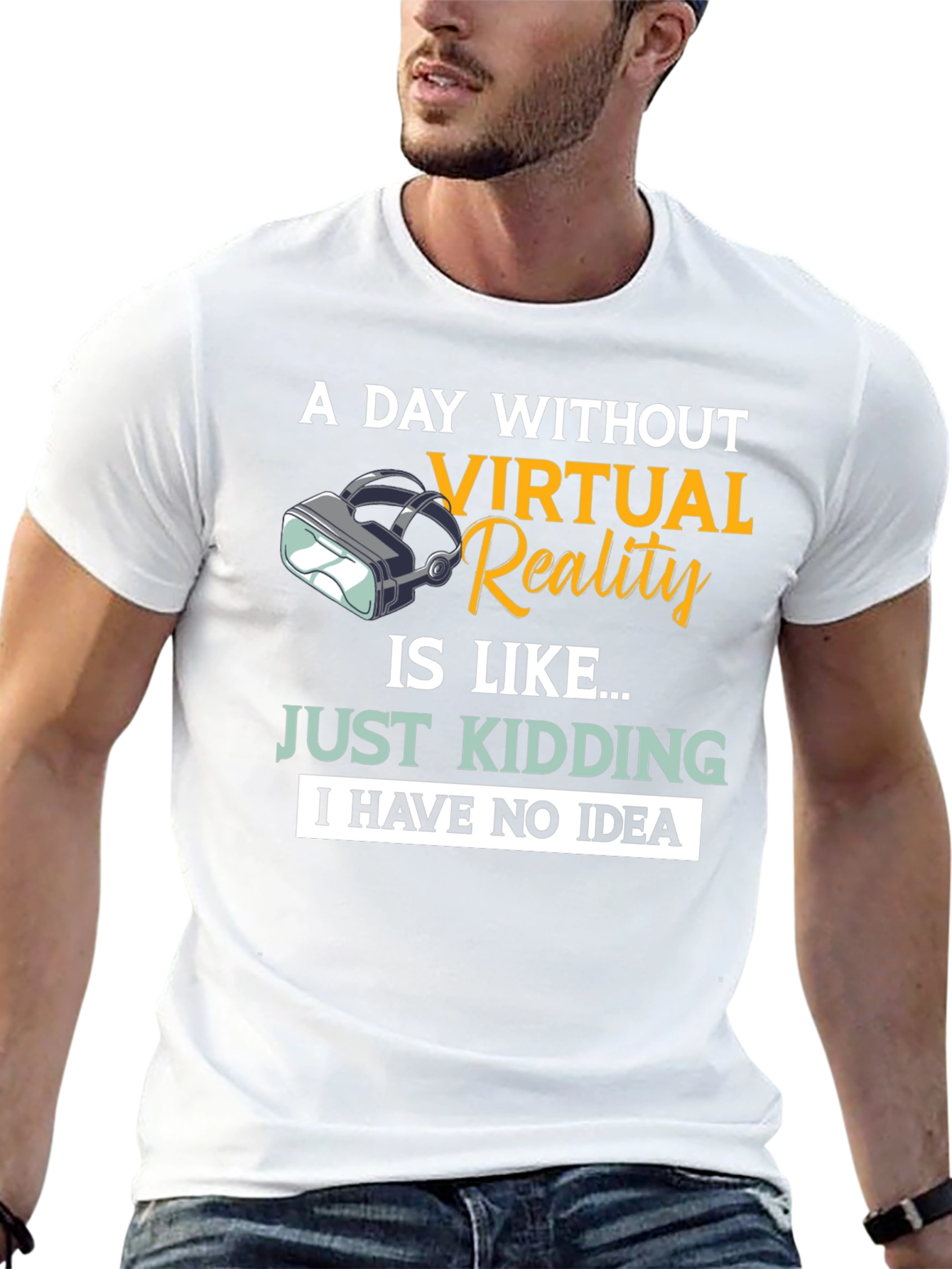 Virtual Reality T-Shirt: A Day Without VR...