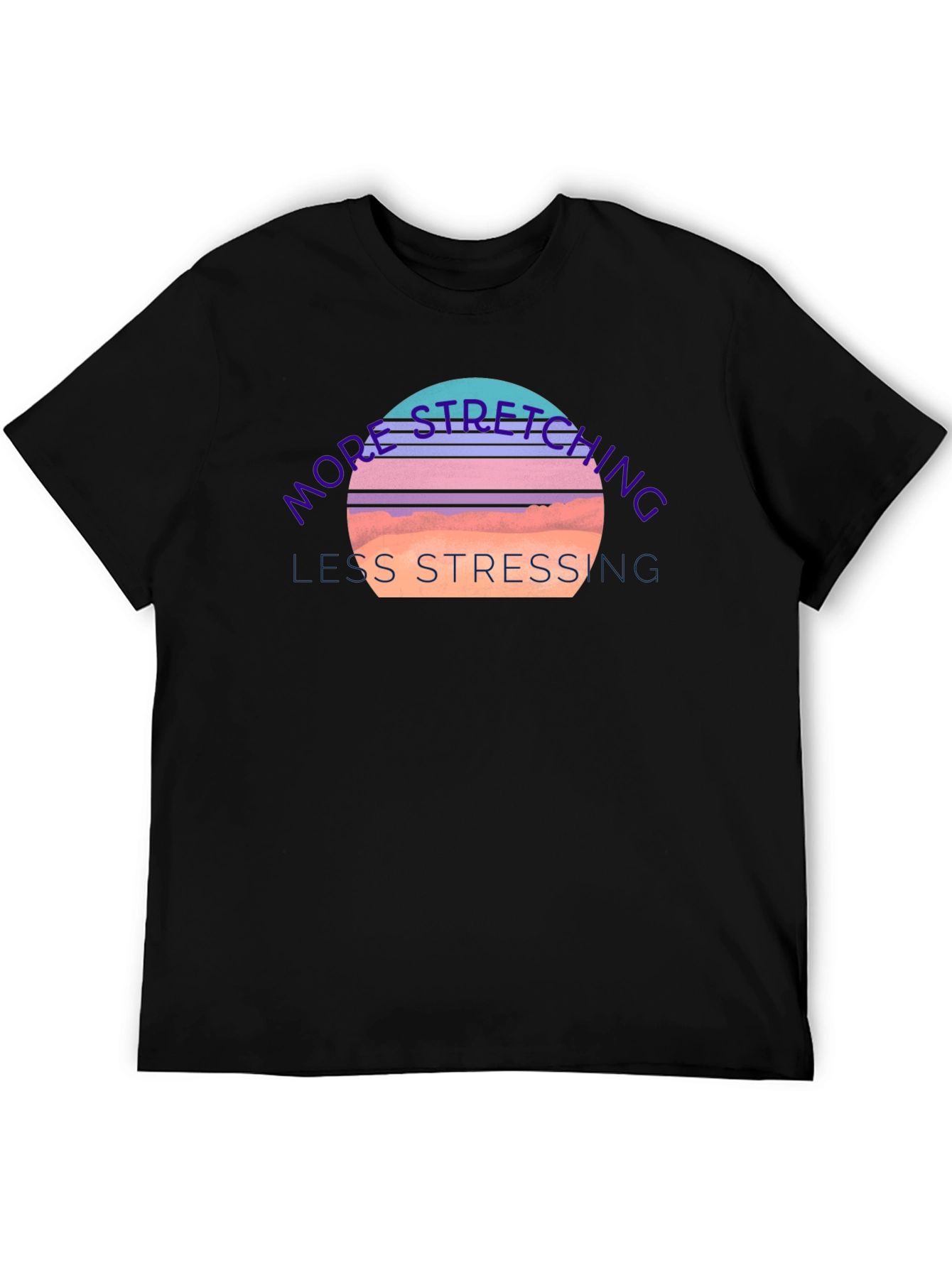 Stretching & Stressing Graphic Tee - Comfort Fit