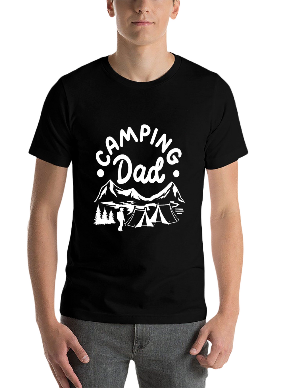Camping Dad Graphic Tee - Outdoor Adventure Shirt