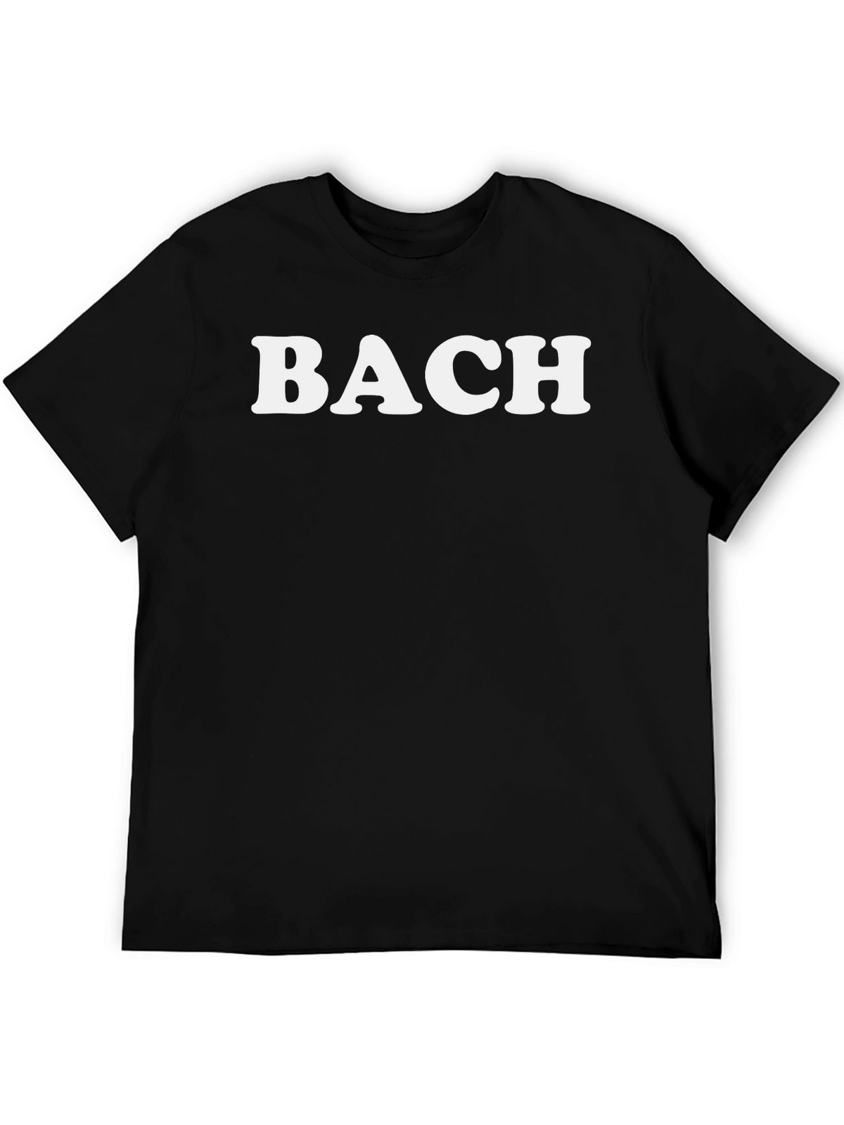 BACH Graphic Tee - Black Cotton Blend T-Shirt