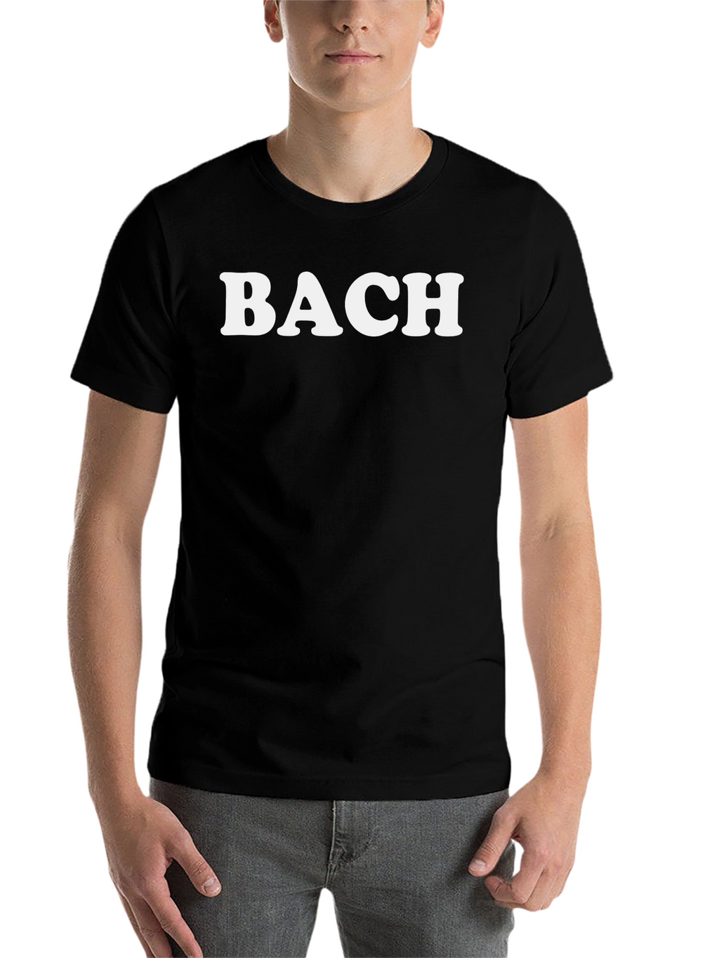 BACH Graphic Tee - Black Cotton Blend T-Shirt