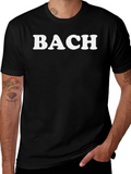 BACH Graphic Tee - Black Cotton Blend T-Shirt