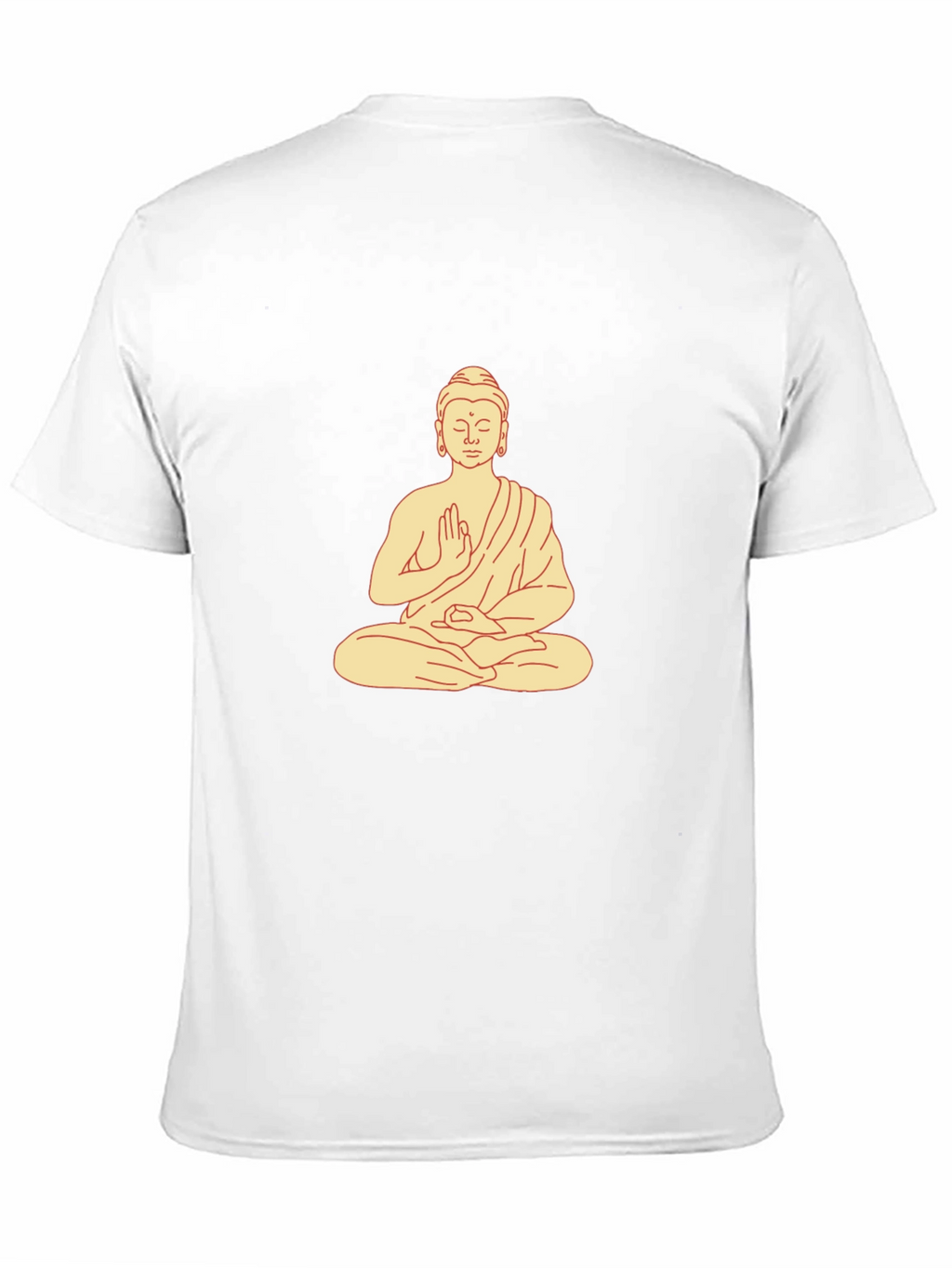 Buddha Graphic Print Black T-Shirt