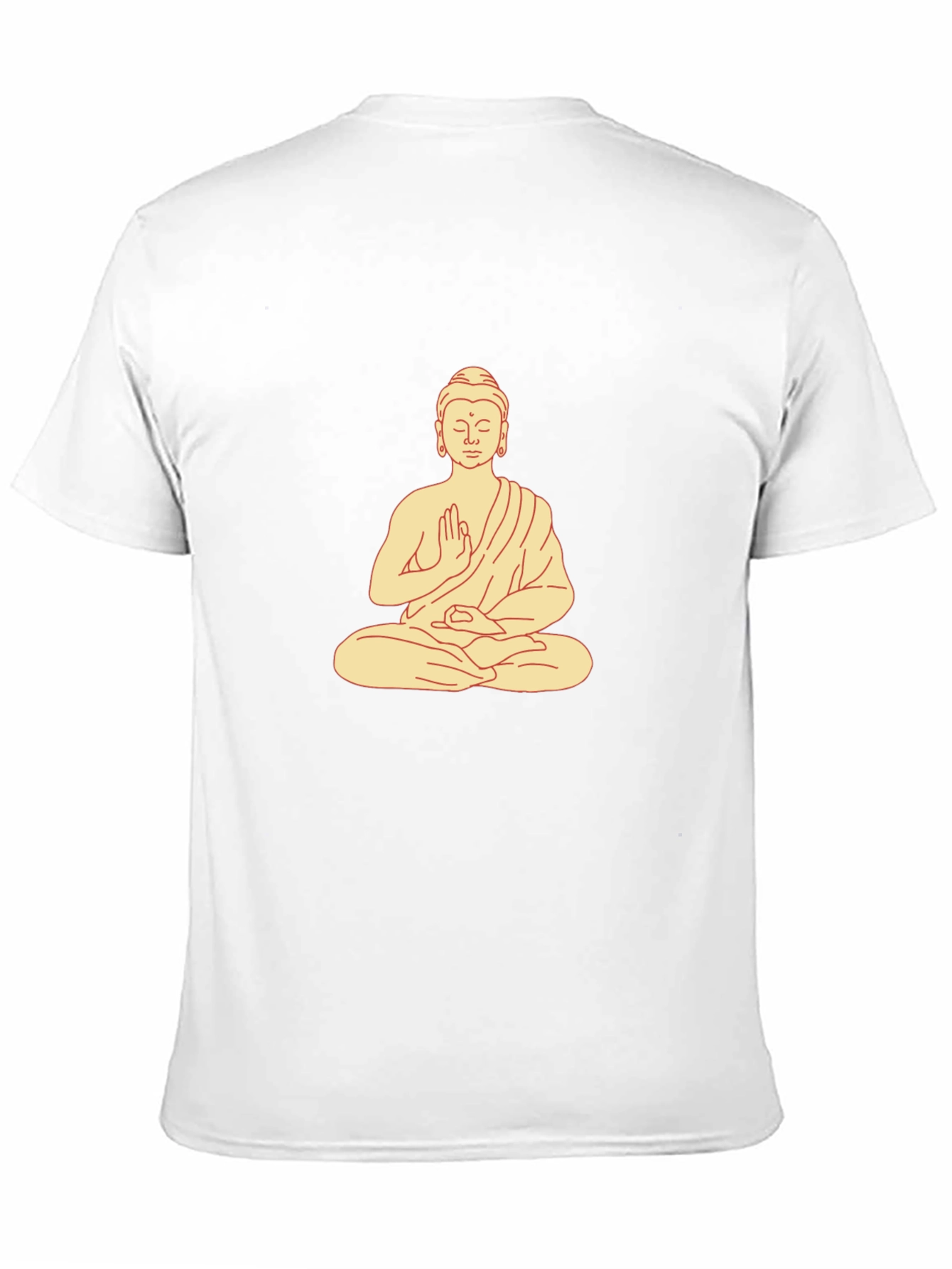 Buddha Graphic Print Black T-Shirt