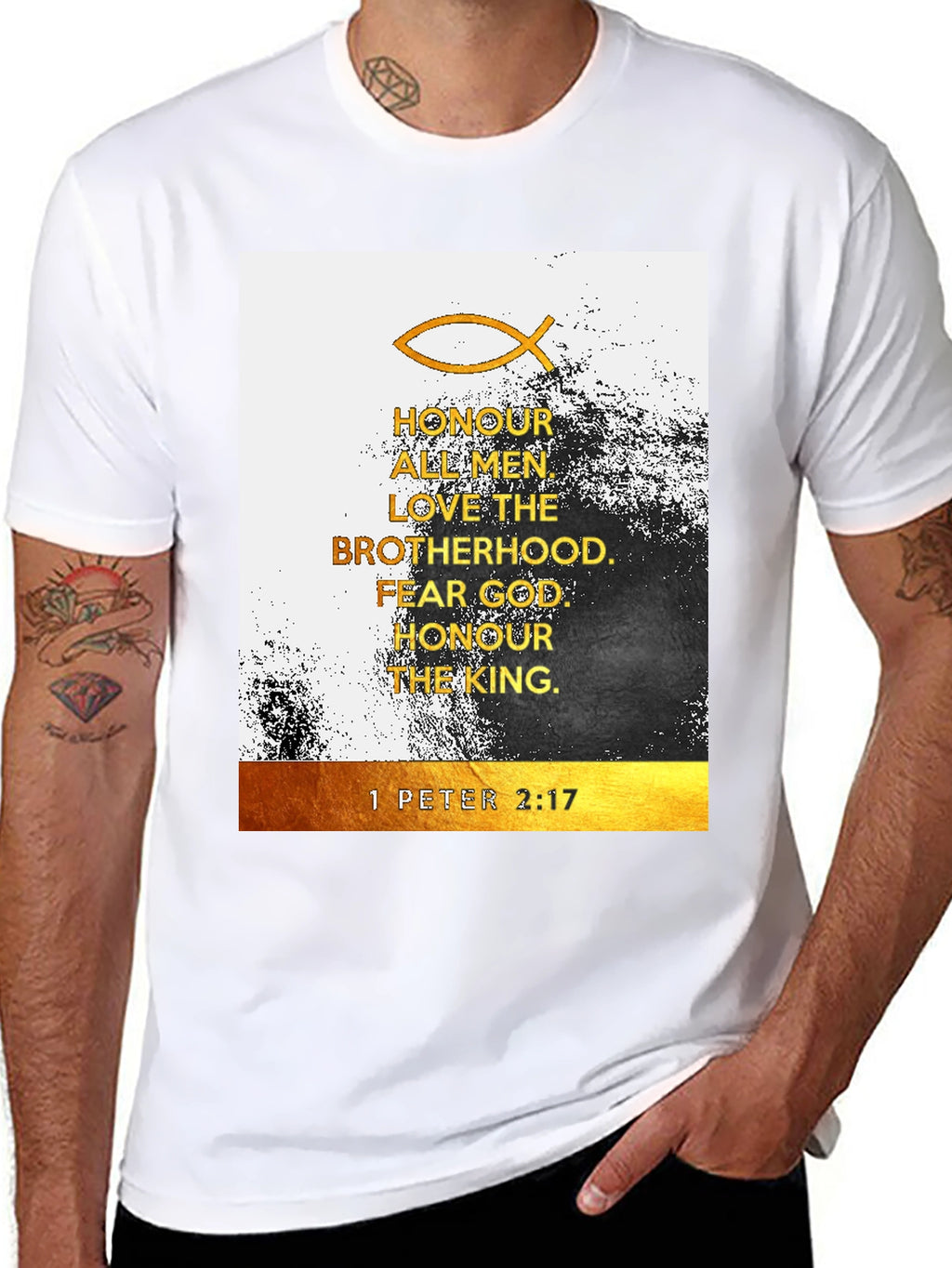 Christian T-Shirt: Honour All Men