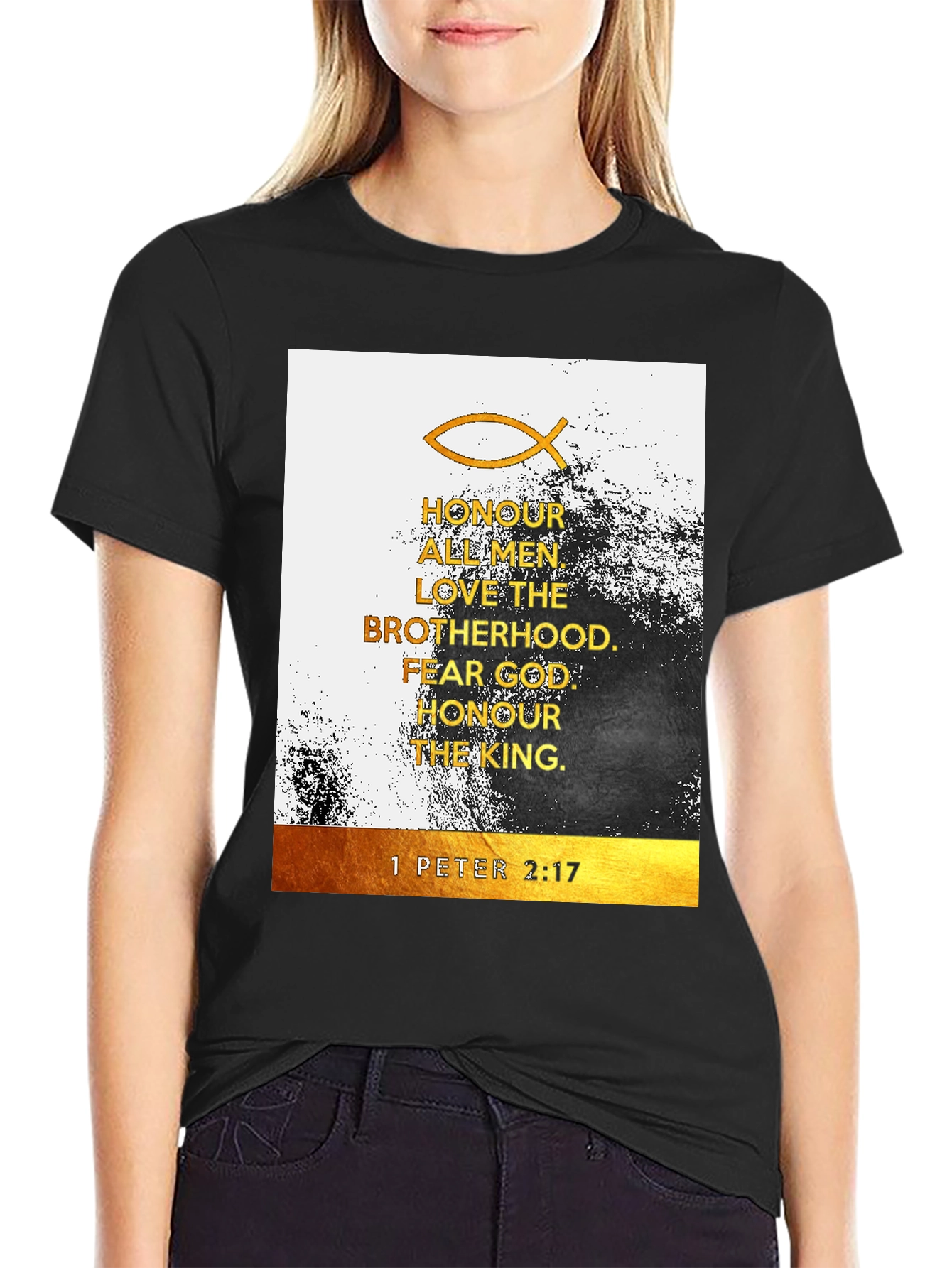 Christian T-Shirt: Honour All Men
