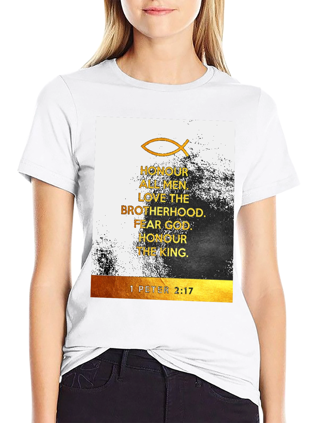 Christian T-Shirt: Honour All Men