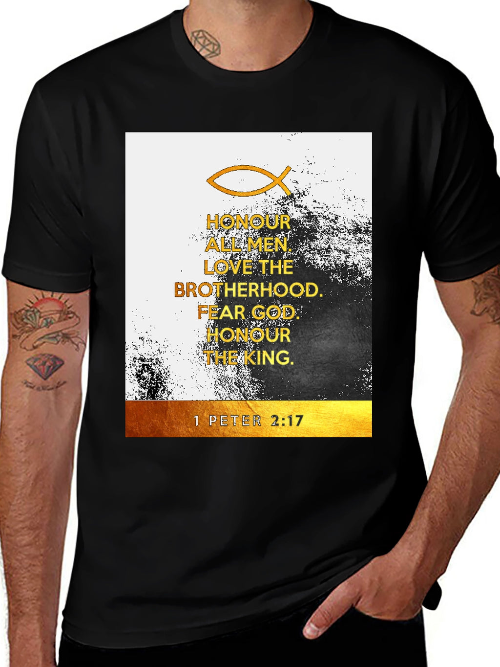 Christian T-Shirt: Honour All Men