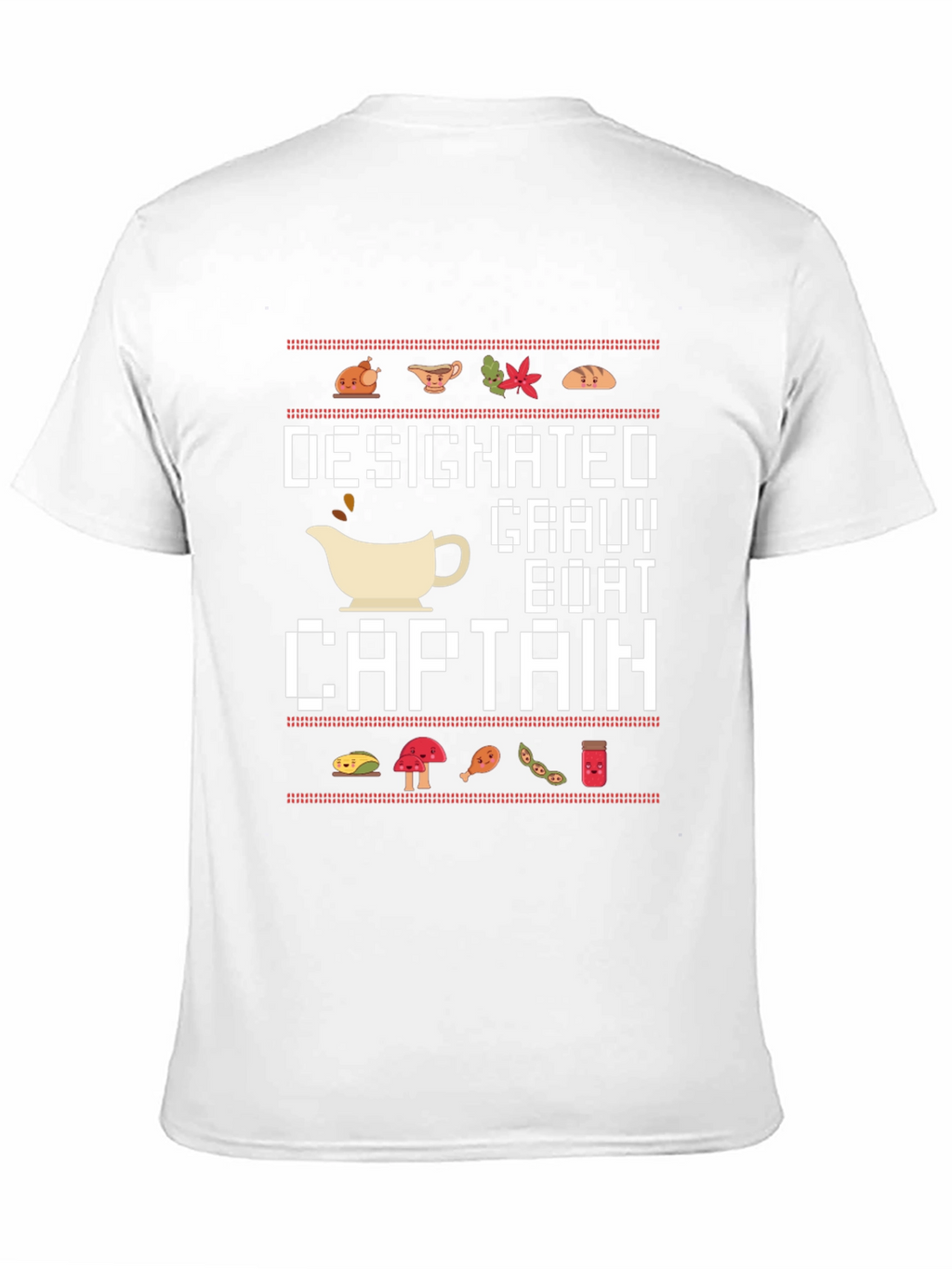 Designated Gravy Boat Captain Black T-Shirt