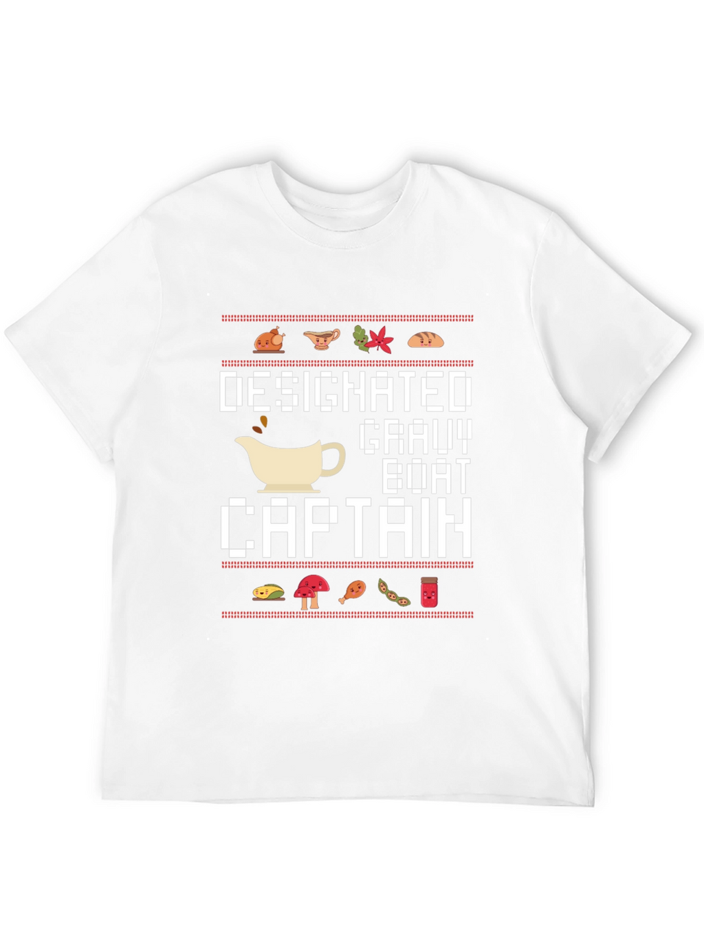 Designated Gravy Boat Captain Black T-Shirt