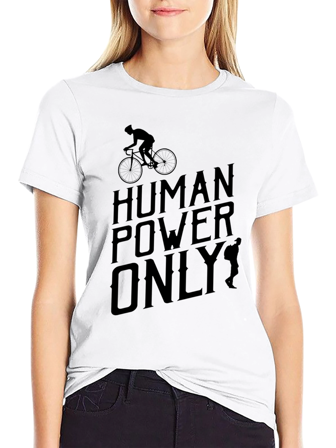 Human Powered Biker T-Shirt