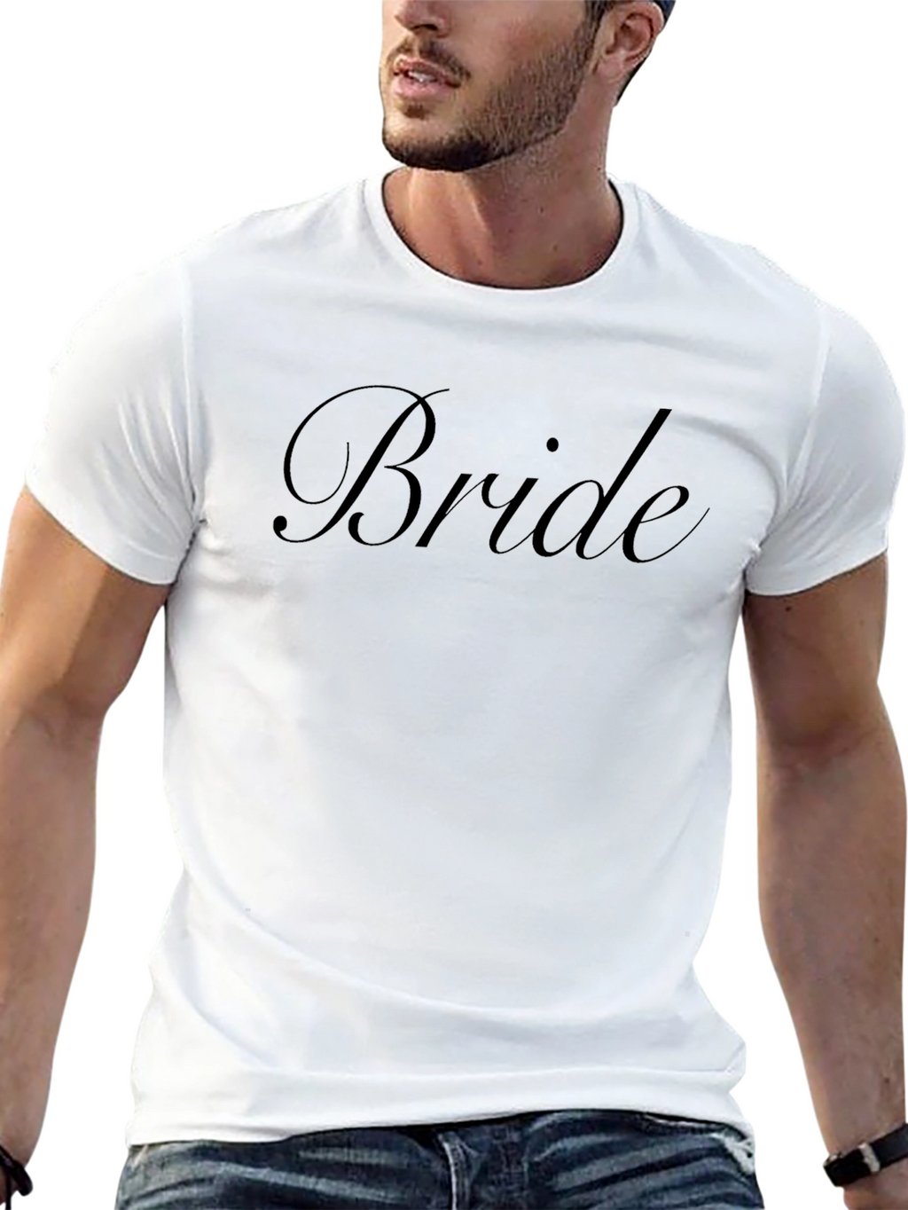 Bride Black Crew Neck T-Shirt