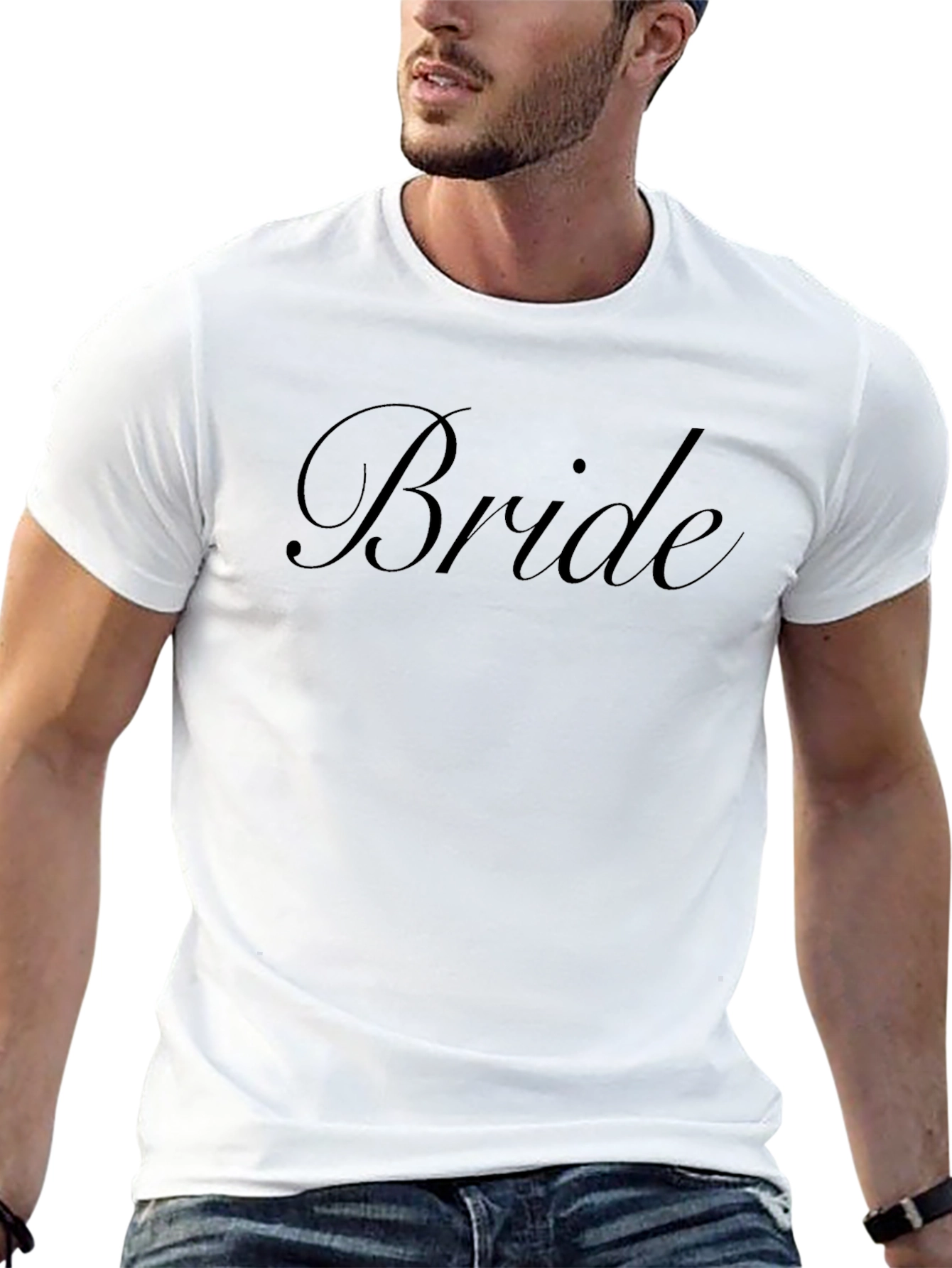 Bride Black Crew Neck T-Shirt