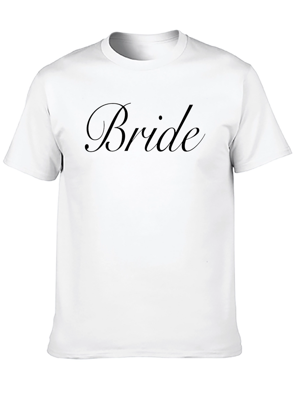 Bride Black Crew Neck T-Shirt