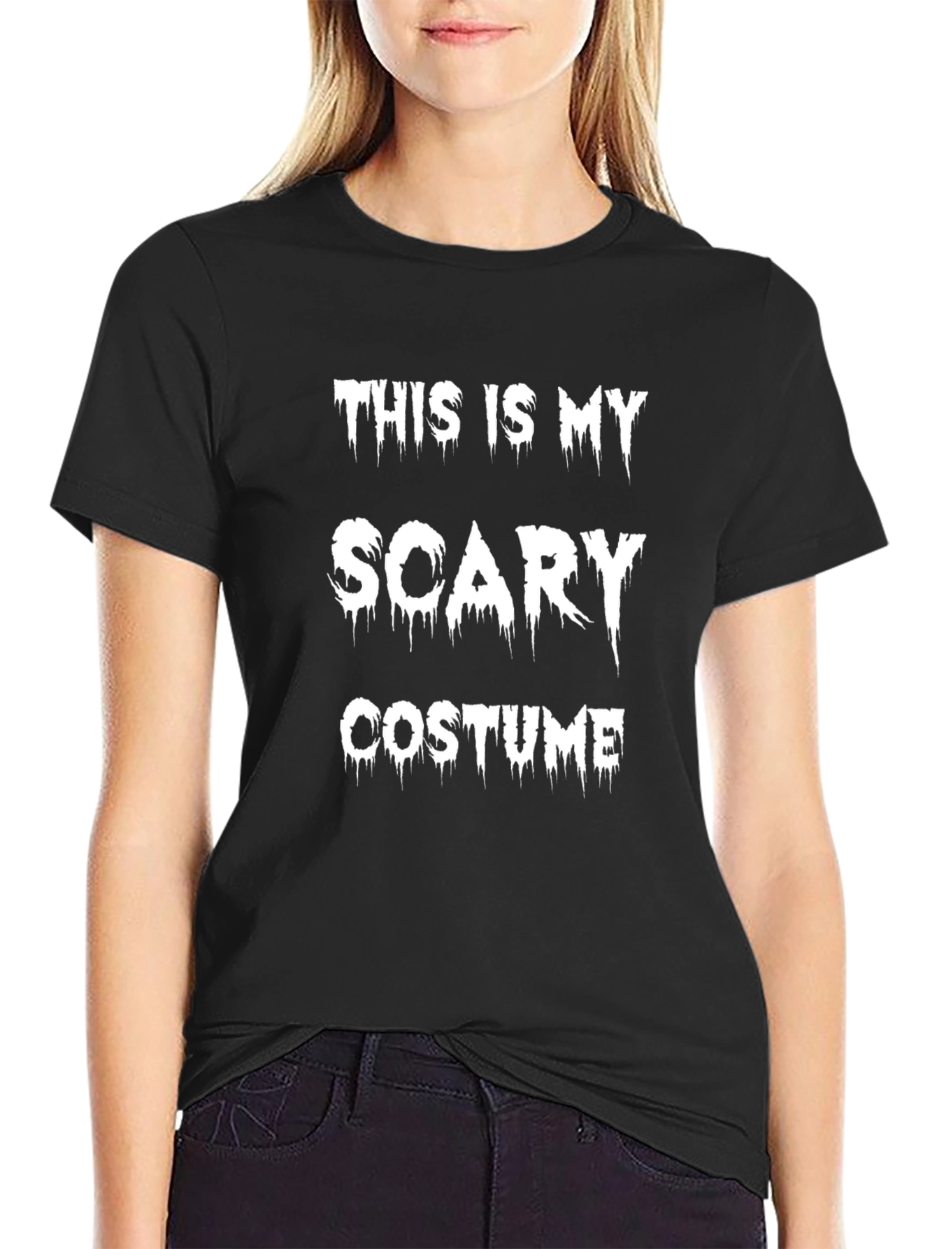 Scary Costume T-Shirt - Halloween Tee