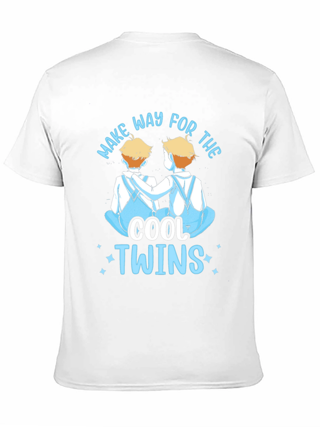 Cool Twins Graphic Tee - Black Unisex T-Shirt