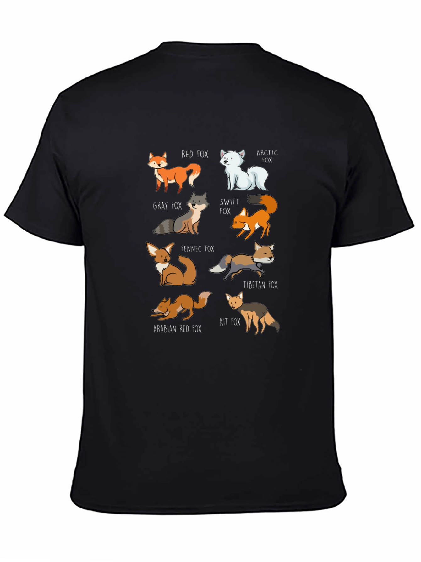 Fox Breeds Graphic Tee | Cool Animal Lover T-Shirt