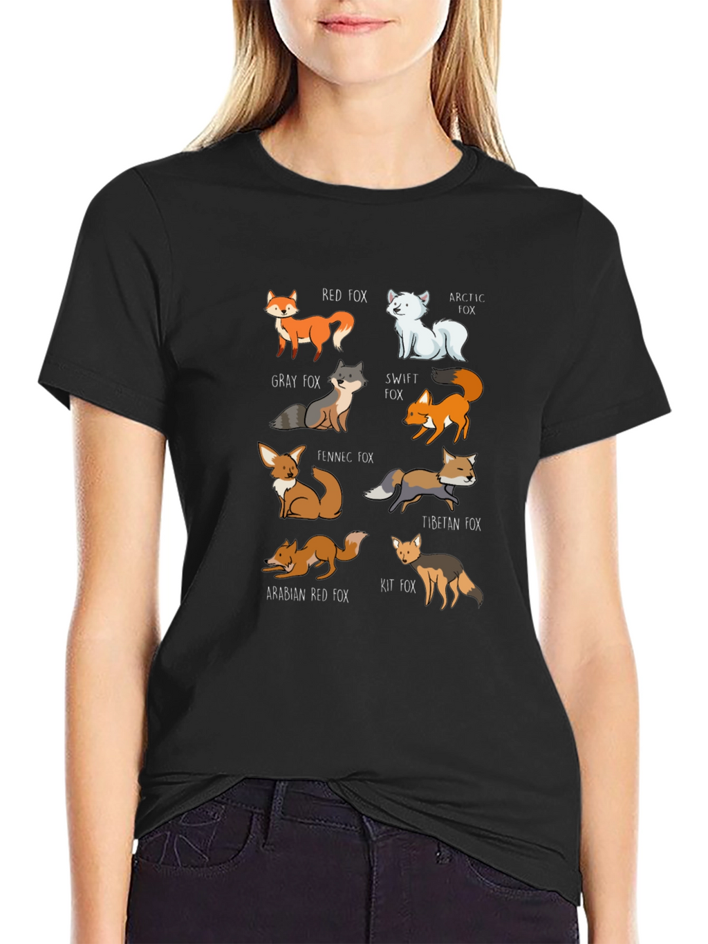 Fox Breeds Graphic Tee | Cool Animal Lover T-Shirt