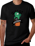 What the Fucculent Funny Cactus Graphic T-Shirt